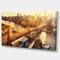 Designart - Queensboro Bridge over East River - Large Cityscape Canvas Art Print